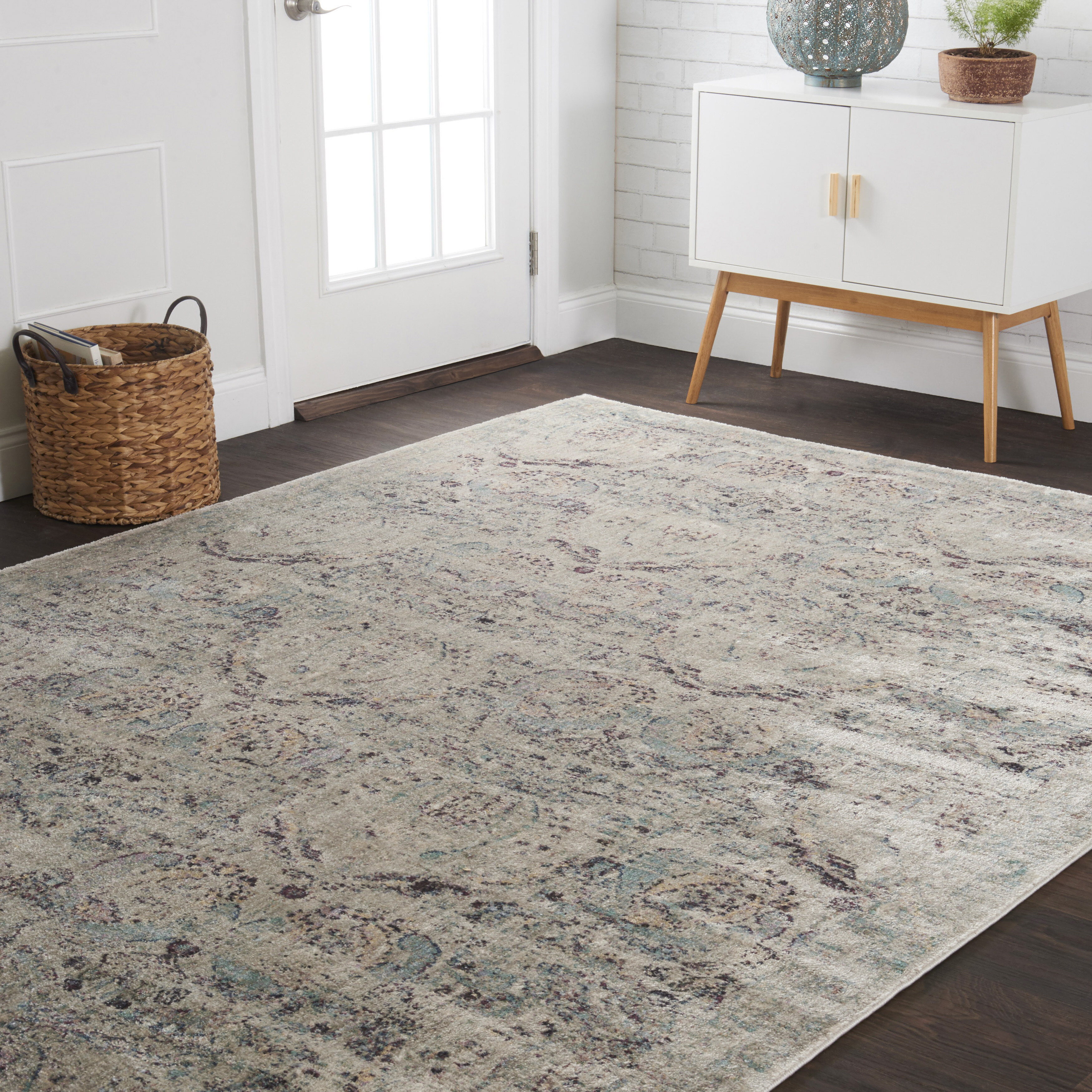 Birch Lane Heritage Emile Silver Plum Area Rug Reviews Wayfair