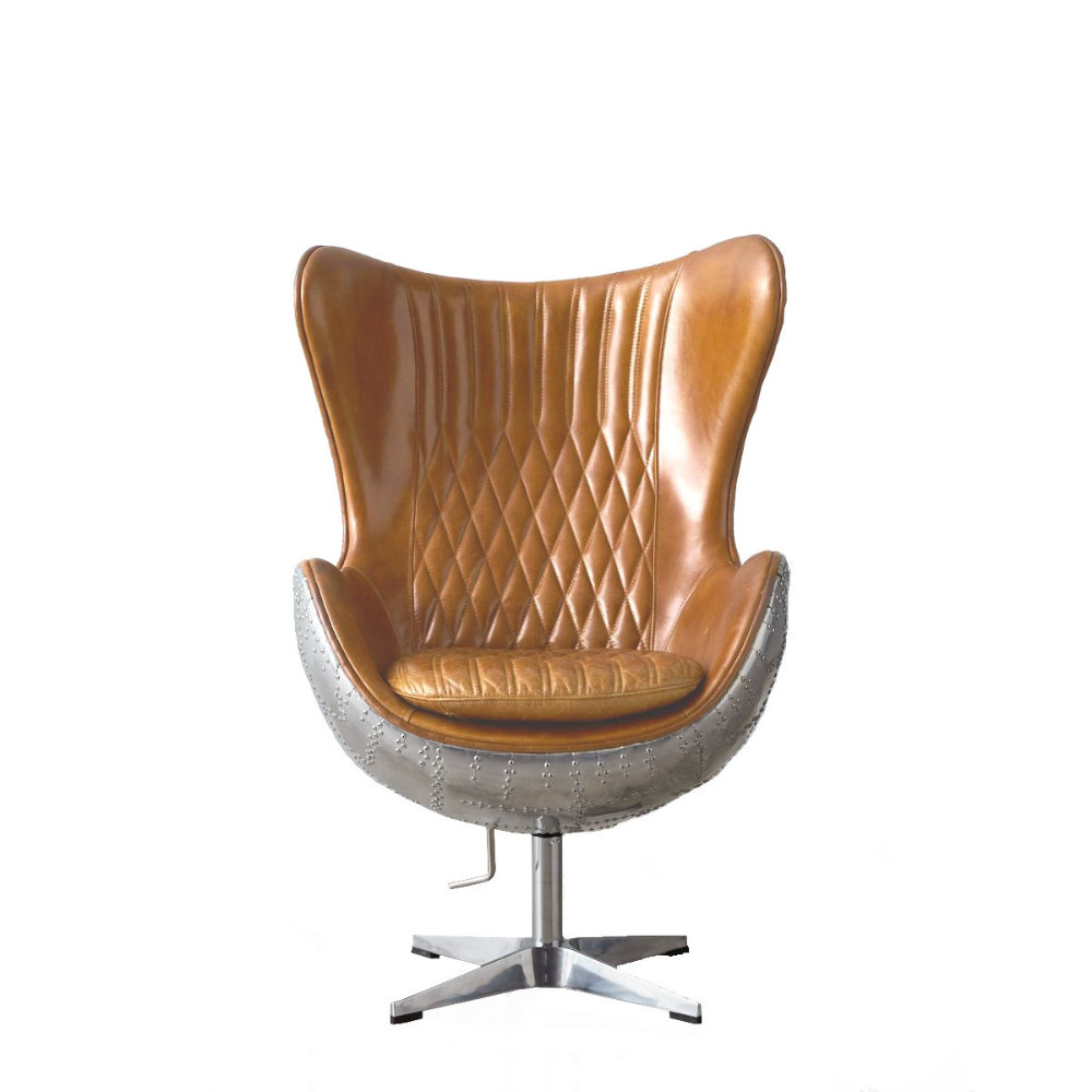 17 Stories Mahan Upholstered Swivel Accent Chair Wayfair