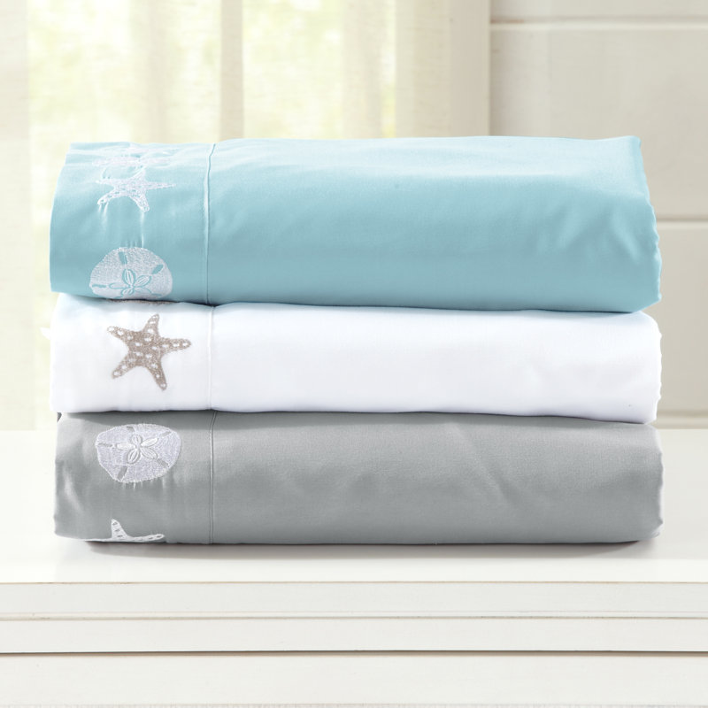 home fashion designs seascapes ultra soft double brushed microfiber double brushed sheet set