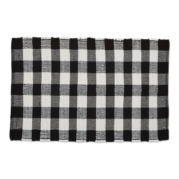 Black Buffalo Check Rug Wayfair