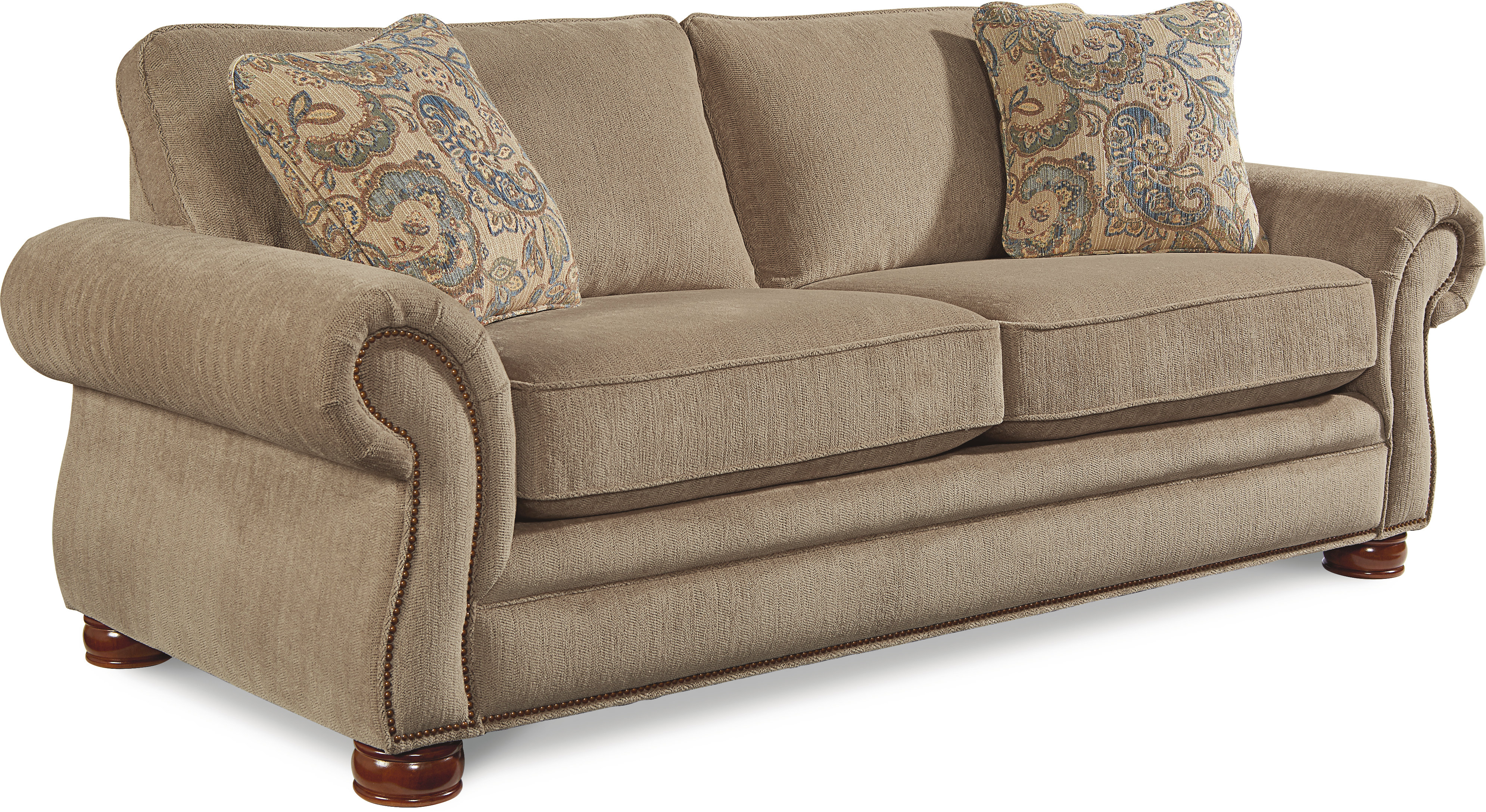 La Z Boy Pembroke Premier 91 Rolled Arm Sofa Reviews Wayfair