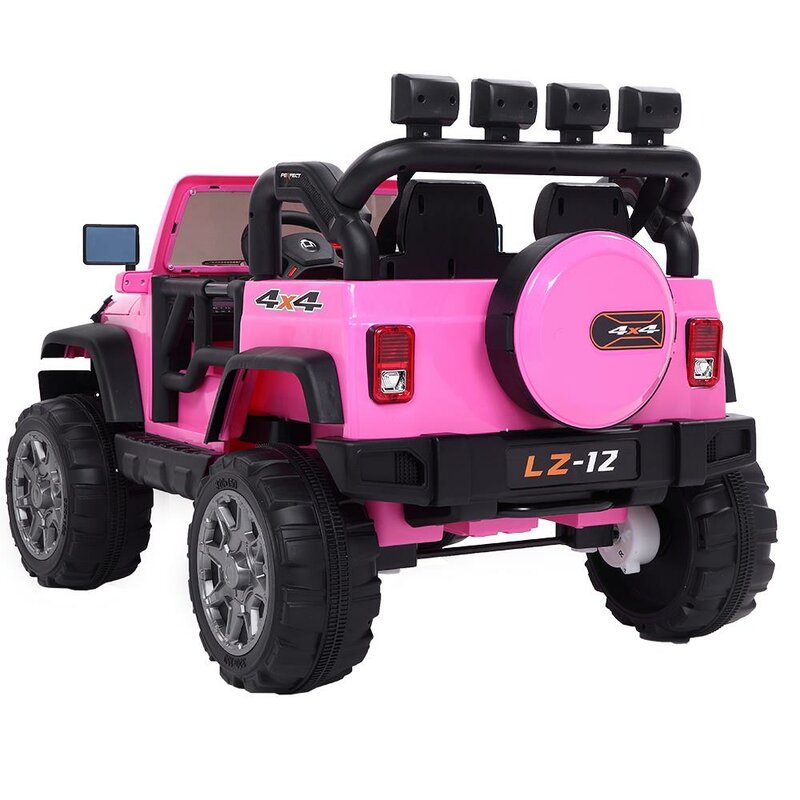 pink kids jeep