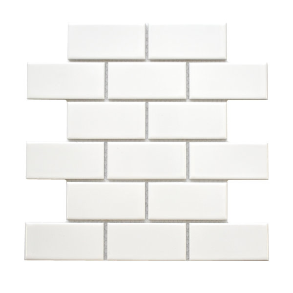 Clique 2 X 4 Porcelain Subway Tile In White Clique 2 X 4 Porcelain Subway Tile In White