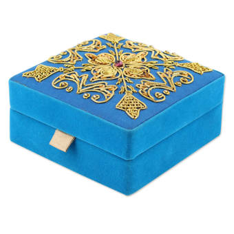 Bloomsbury Market Mcglothlin Handmade Royal Gilded Porcelain Decorative Box Wayfair