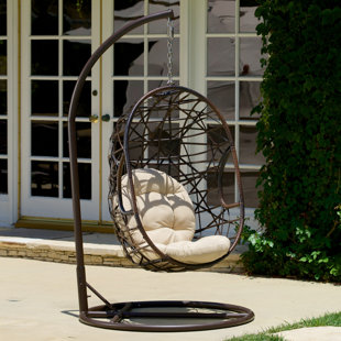 Go to store & view more images Beachcrest Home Adelia Swing Chair with Stand