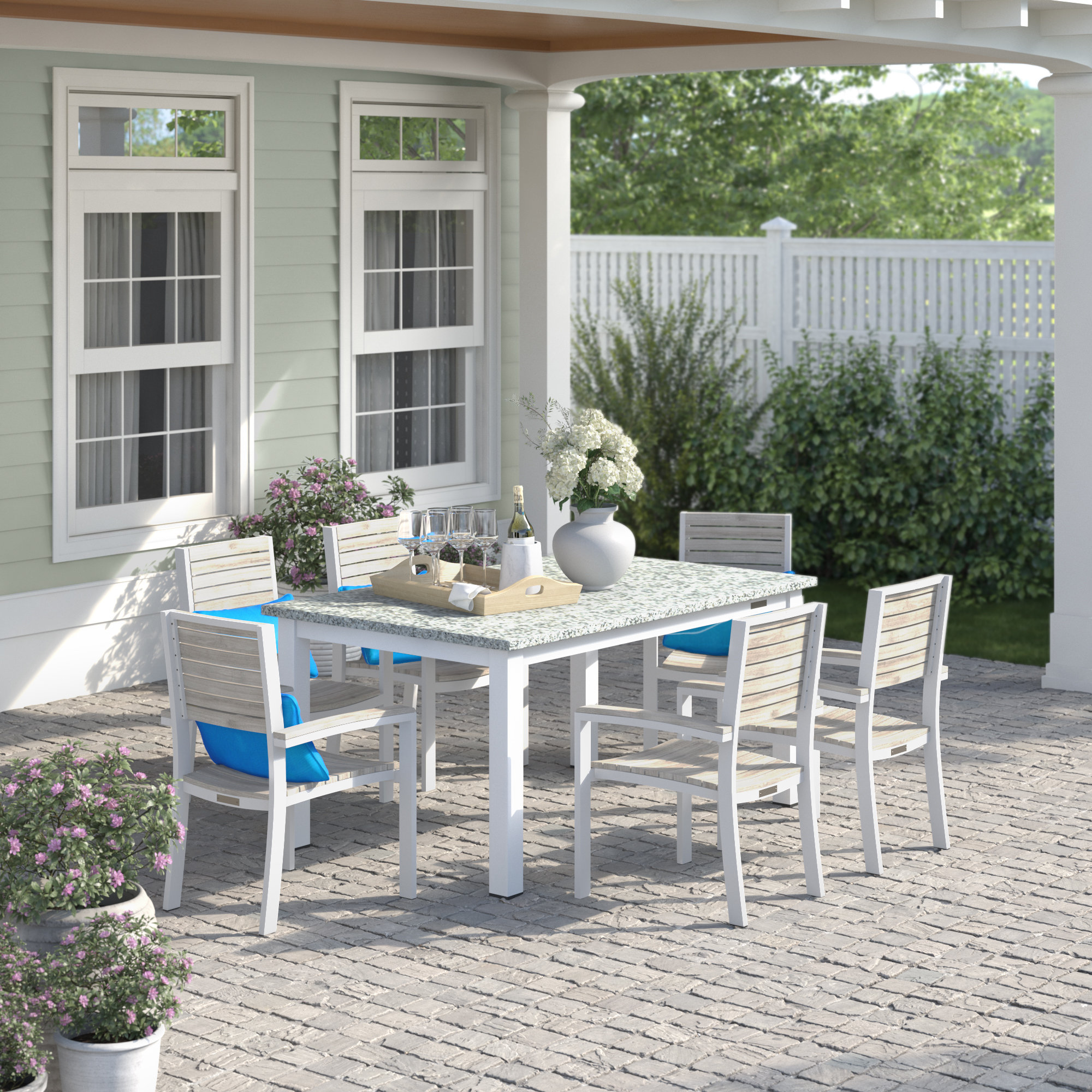 Caspian 6 piece dining set discount
