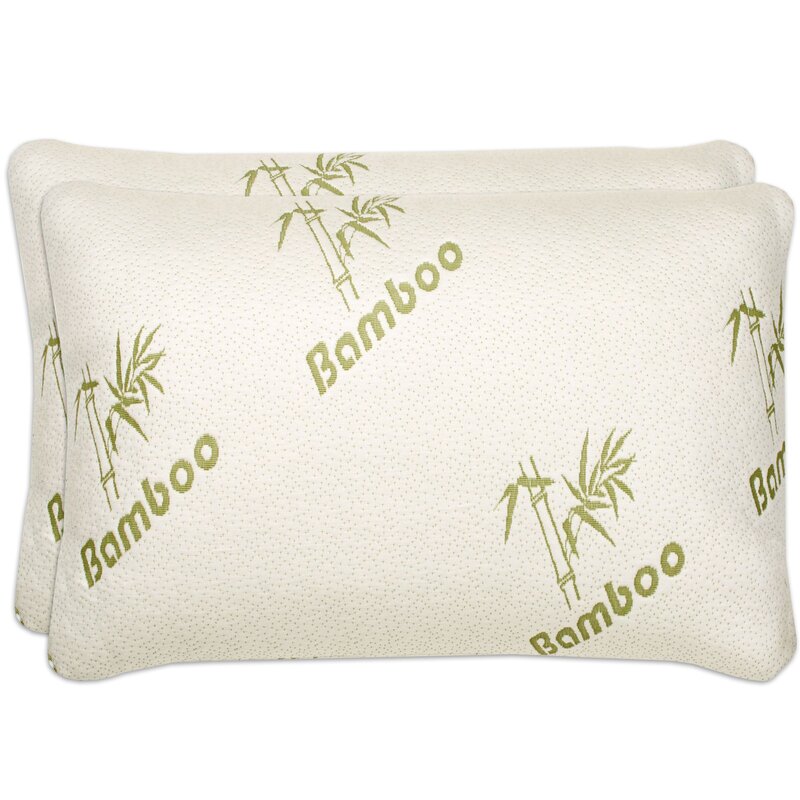 bamboo memory foam pillow king
