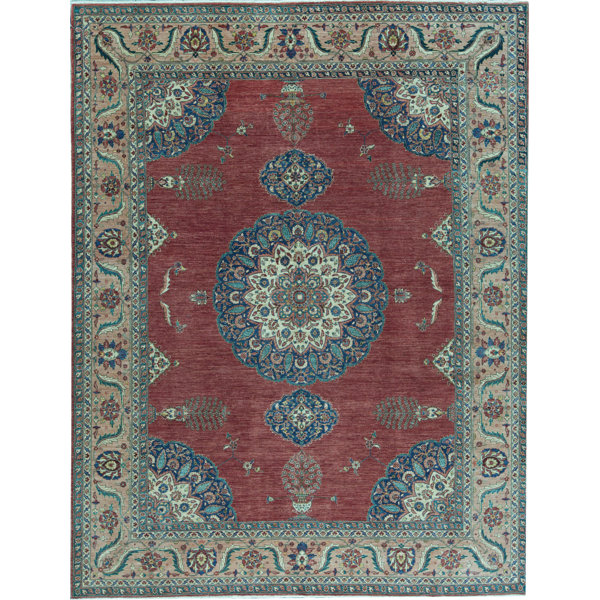 Bokara Rug Co Inc Fine Ziegler Oriental Hand Knotted Wool Red Rust Area Rug Wayfair