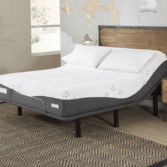 Comforpedic Loft From Beautyrest 12 Medium Gel Memory Foam Mattress And Adjustable Base Wayfair