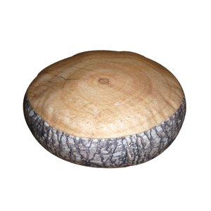 Round Wood Stump Dog Pillow