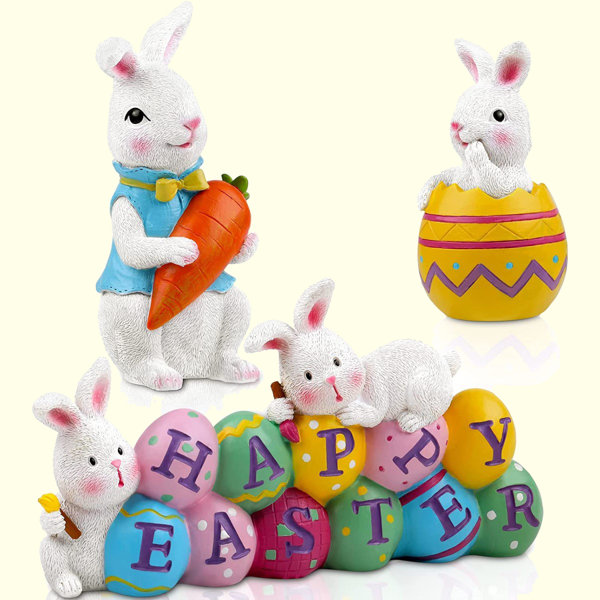 The Holiday Aisle® 3 Piece Easter Rabbit Set | Wayfair