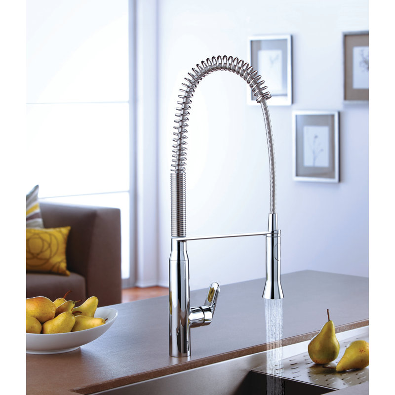 GROHE K7 Semi-Professional Pull Down Single Handle Kitchen ...