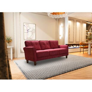Flash Furniture Exceptional Designs by Flash Living Room Set in Sensations Red Brick Microfiber 