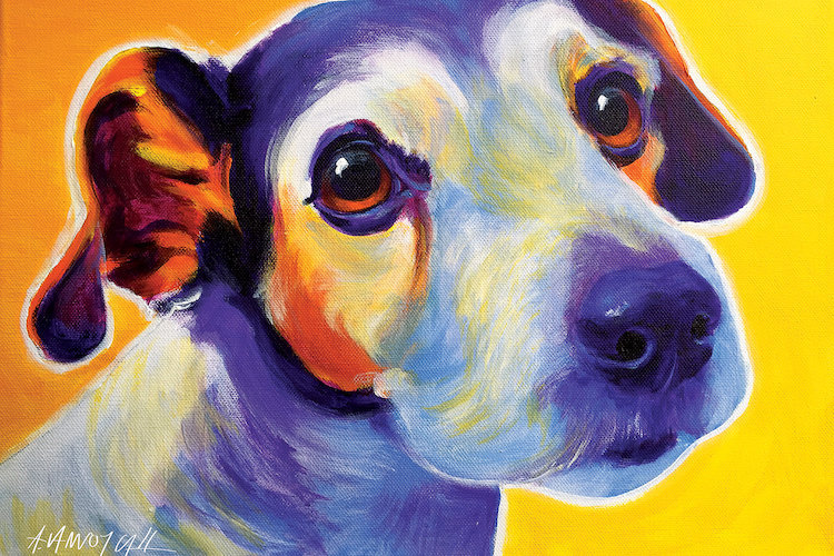 East Urban Home Mudgee The Jack Russell Painting Print On Canvas