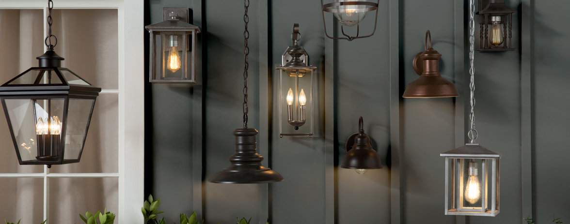 modern farmhouse outdoor lighting