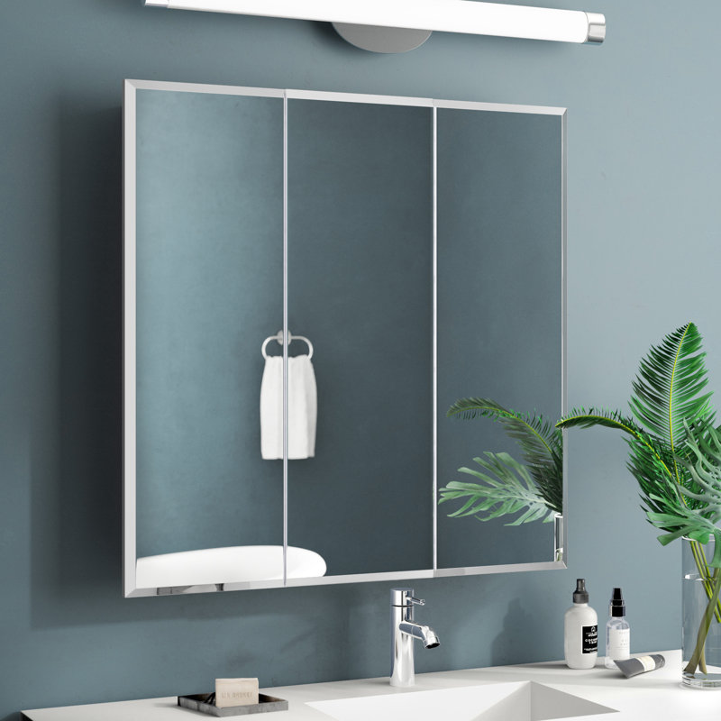 Ebern Designs Salvador 30 Quot X 30 Quot Recessed Medicine Cabinet