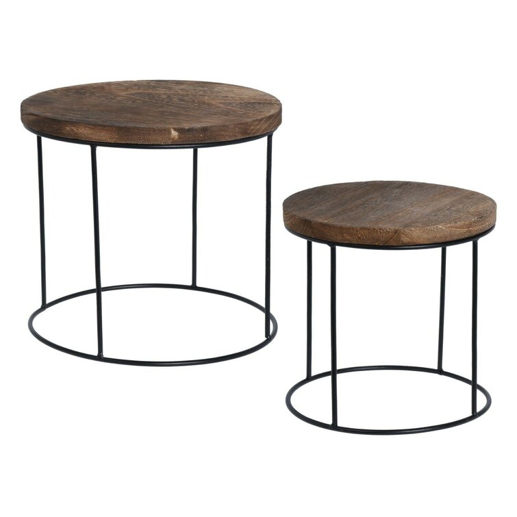 Borough Wharf Avoca 2 Piece Nest of Tables & Reviews | Wayfair.co.uk