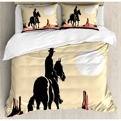 East Urban Home Western Duvet Cover Set Wayfair