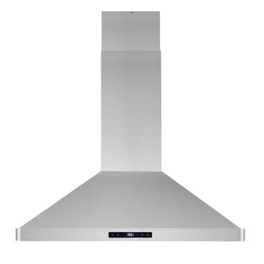 36" Ducted Wall Mount Range Hood Vent 760 CFM Stainless Steel Filters LED lights 