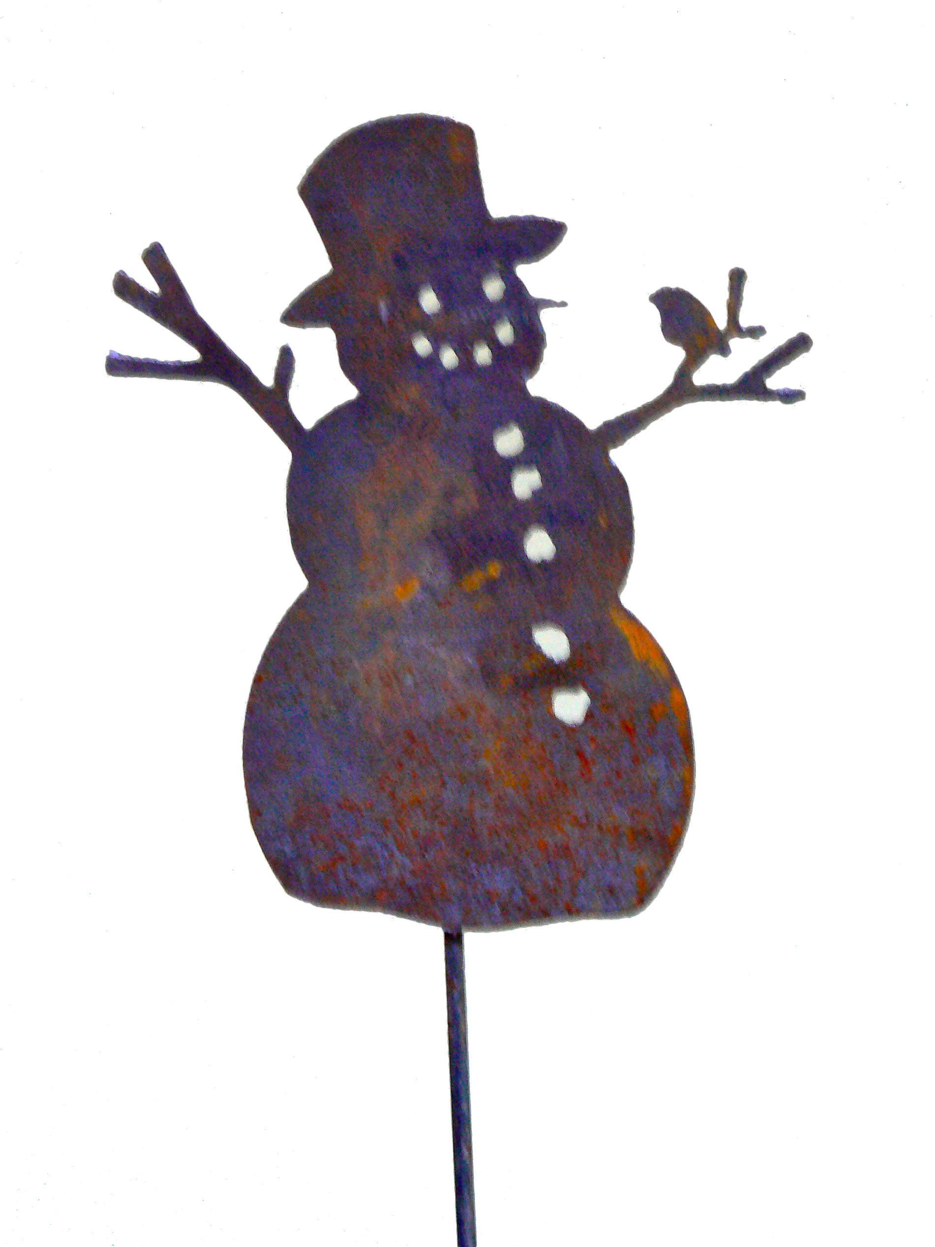 TRUCK Metal plant stake YARD ART fairy garden potted plant pick-up