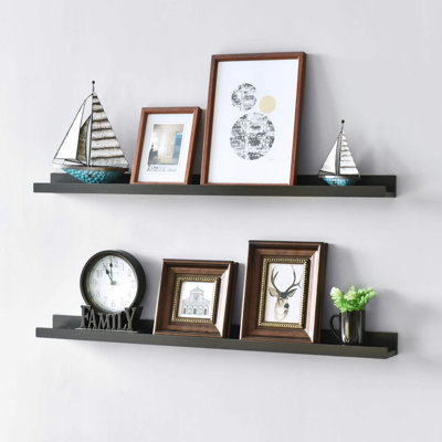 Duley 2 Piece Wall Shelf Picture Ledge (color may vary ours are white