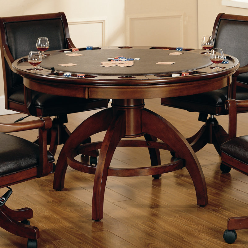Hillsdale Palm Springs 52 6 Player Poker Table Reviews Wayfair
