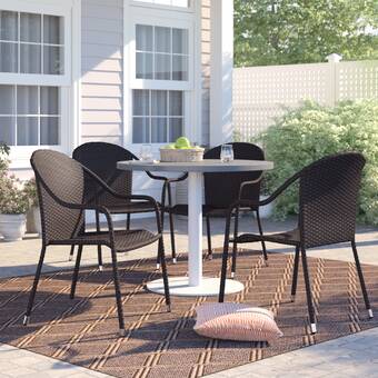 Blakely Stacking Patio Dining Chair Reviews Allmodern