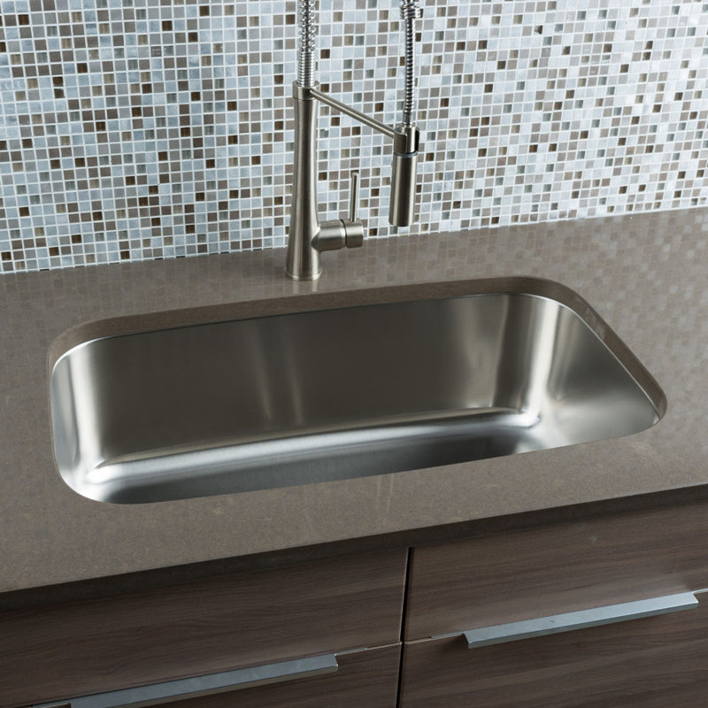 Clic Chef 31 5 X 18 38 Single Bowl Undermount Kitchen Sink Clic Chef 31 5 X 18 38 Single Bowl Undermount Kitchen Sink