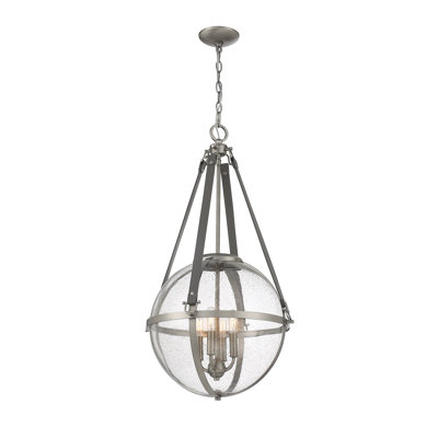 Bozeman 4-Light Pendant In Warm Brass