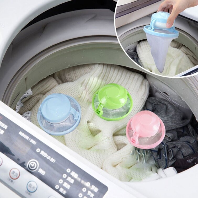 Washing Machine Laundry Bag Home Floating Lint Hair Home Catcher Remover N3I4