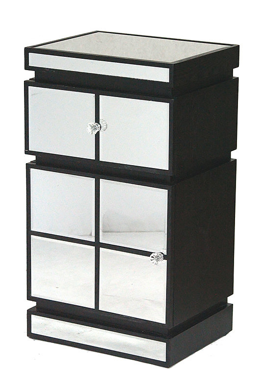 House Of Hampton Felecia 1 Door Mirrored Accent Cabinet Reviews
