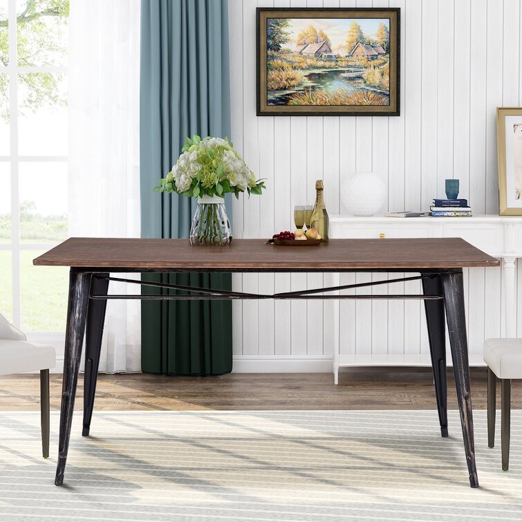 Industrial Lodge Home Bombay 36 Dining Table Wayfair