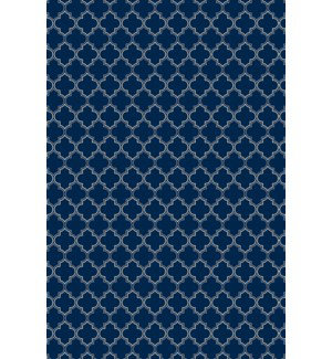 Winston Porter Remley Quatrefoil Design Blue White Indoor Outdoor Area Rug Wayfair