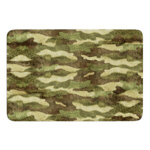 Dirty Camo by Bruce Stanfield Bath Mat