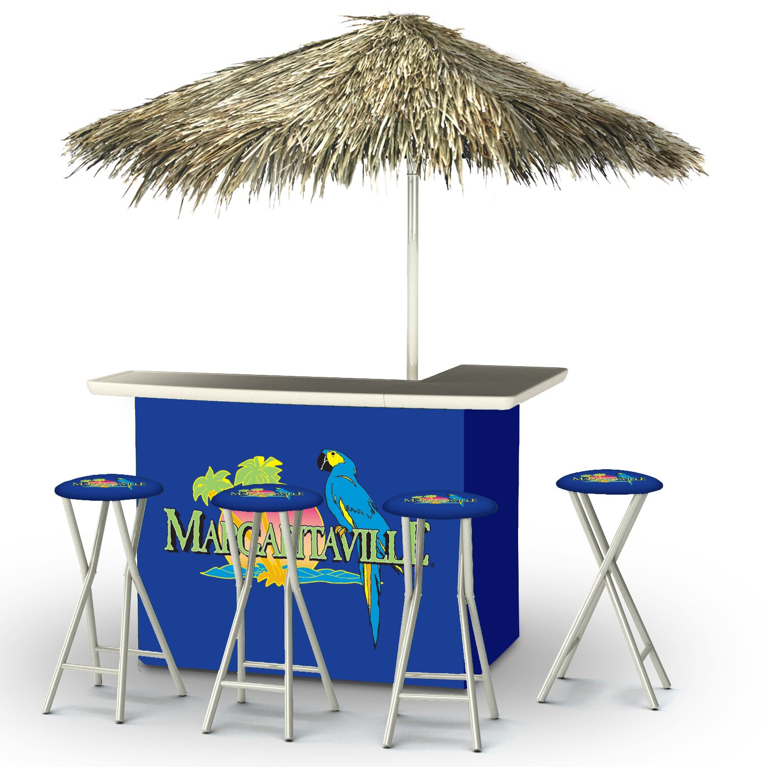 Bayou Breeze Wallace Tiki Bar Set Reviews Wayfair