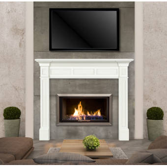 Pearl Mantels Jim 48 Fireplace Surround Reviews Wayfair Ca