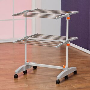 Foldable and Compact Storage Clothes Drying Rack