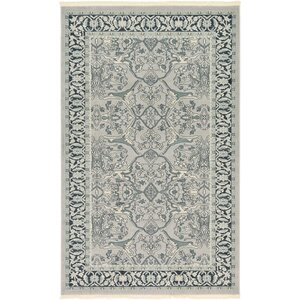 Jana Gray Oriental Area Rug