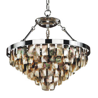 Radionic Hi Tech Mackenzie 9 Light Led Unique Statement Wagon Wheel Chandelier Wayfair