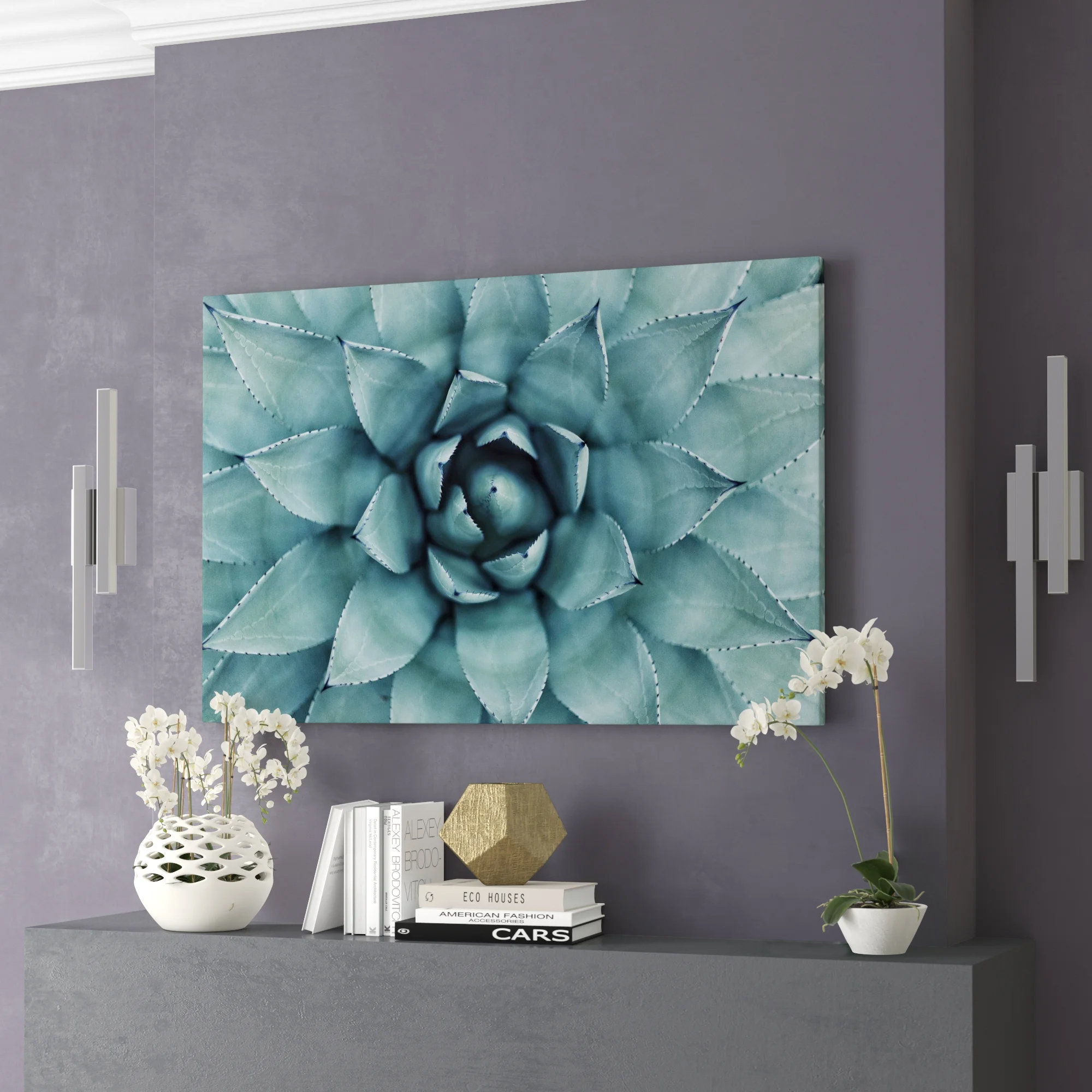Mistana™ Turquoise Succulent - Wrapped 