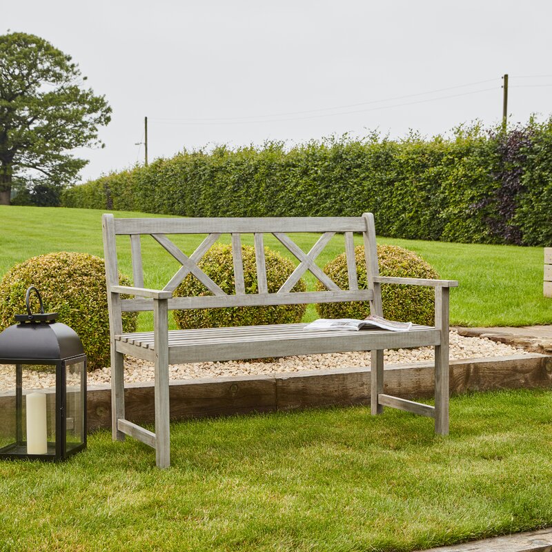 Sol 72 Outdoor Pioneer Wooden Bench & Reviews | Wayfair.co.uk