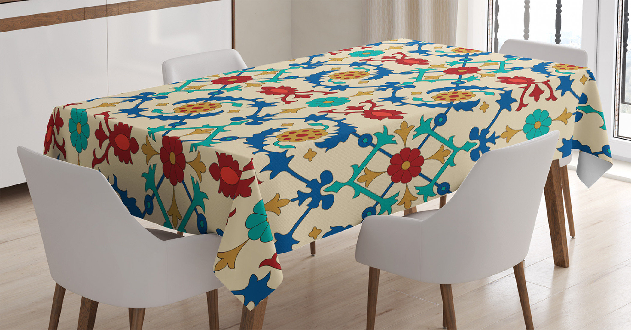 East Urban Home Ambesonne Moroccan Tablecloth Nostalgic Eastern