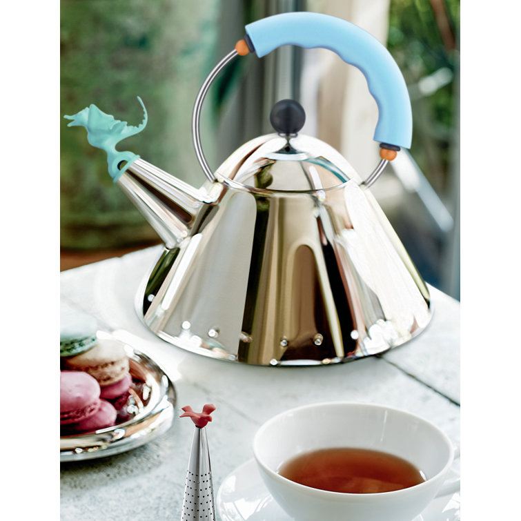 Alessi Michael Graves 2 11 Qt Stainless Steel Whistling Stovetop Kettle Wayfair