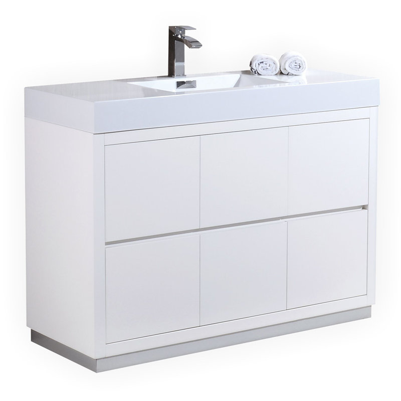 Tenafly 48 Single Bathroom Vanity Set & Reviews AllModern