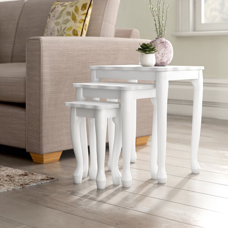 wayfair nest of tables white