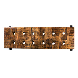 Maddix 12 Bottle Wall Mounted Wine Bottle Rack by Bloomsbury Market