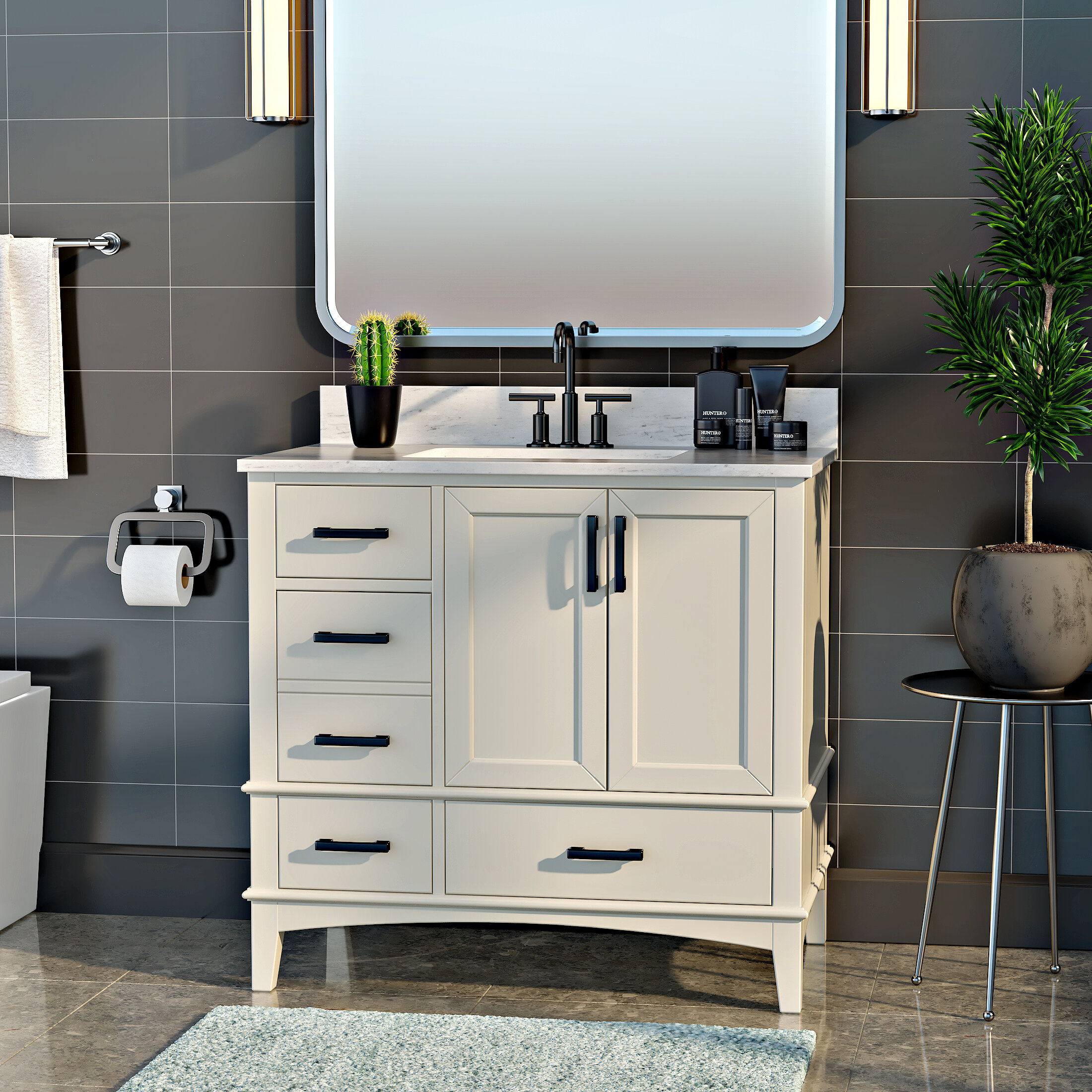 Red Barrel Studio Aleeshia 36 Single Bathroom Vanity Set