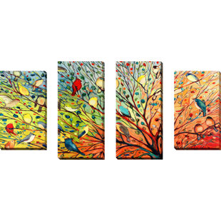 4 Piece Gallery Wrapped Canvas Wall Art Free Shipping Over 35 Wayfair