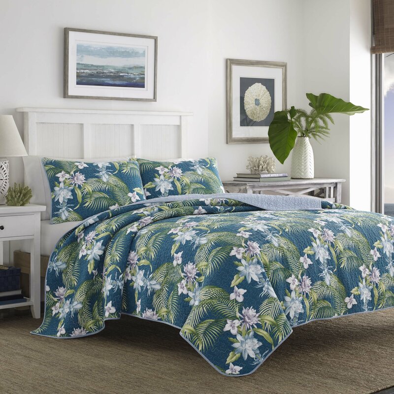 Tommy Bahama Home Southern Breeze Reversible Quilt Set By Tommy