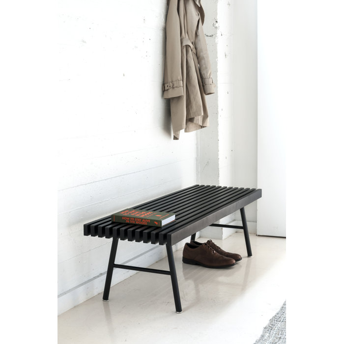 Gus Modern Transit Wood Bench Reviews Wayfair